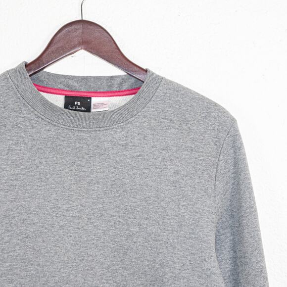 Paul Smith Men's Crew Neck Sweatshirt in Heather Grey size Medium - Picture 6 of 7